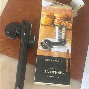 Black Stainless Steel Can Opener